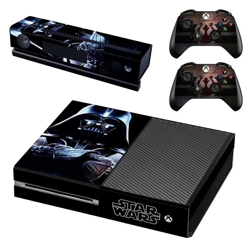 Наклейка s Star Wars для xbox one виниловые наклейки для кожи наклейки Pegatinas Adesivo для xbox one консоль Kinect два контроллера - Цвет: GSTM1377