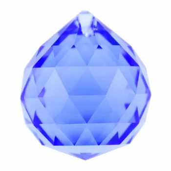 

15mm-40mm Lt.blue Crystal Lighting Ball Crystal Chandelier Faceted Ball Hanging Decorative Lighting Pendant