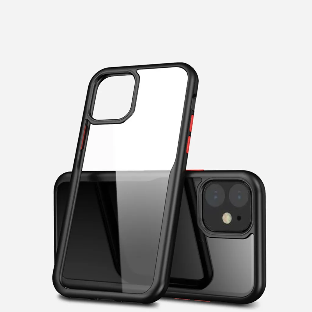 Ouhaobin чехол для телефона для iPhone 11 6,1 дюймов амортизация прозрачный ТПУ защитный чехол матовый чехол Аксессуары для мобильных телефонов