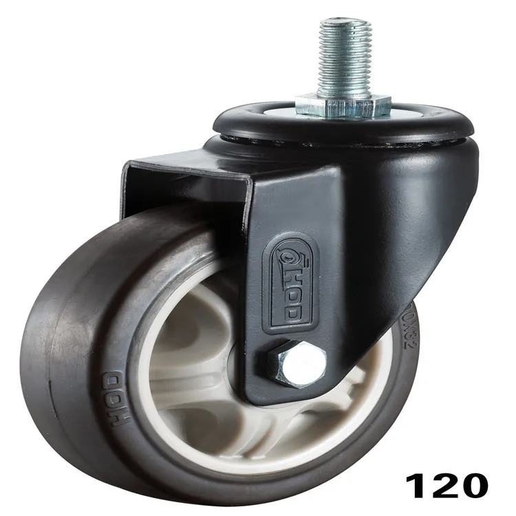 

Manufacturers Direct Selling Truckle 1.6-Inch 2-Inch Universal Wheel 3-Inch to 5-Inch Screw Universal Artificial Rubber Industri