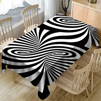

manteles de mesa rectangular 3D digital printing Table Cloth Rectangular Tea Table Cover Dining Home Decor Machine washable