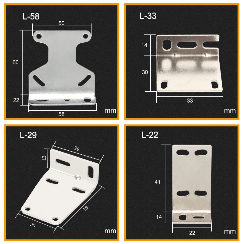 5pcs Cloweit Standard Nomal Full Series Metal Sensor Bracket Instal Proximity Switch E3Z E3JK TL/PS M8 M12 M18 M30