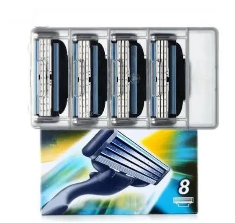 Сменные лезвия для бритвы Gillette Mach 3 8 шт./упаковка | Красота и здоровье