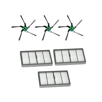 

3 Side Brush + 3 Filter Suitable for IROBOT ROOMBA S9 S9+ Sweeping Robot Vacuum Cleaner Accessories