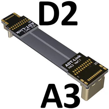 

ADT-Link FPV Cable for HDMI Micro Flat Camera Connector Flexible Wire 20cm 18Gbps 4K@50/60 2160p for HDMI2.0 for DJI