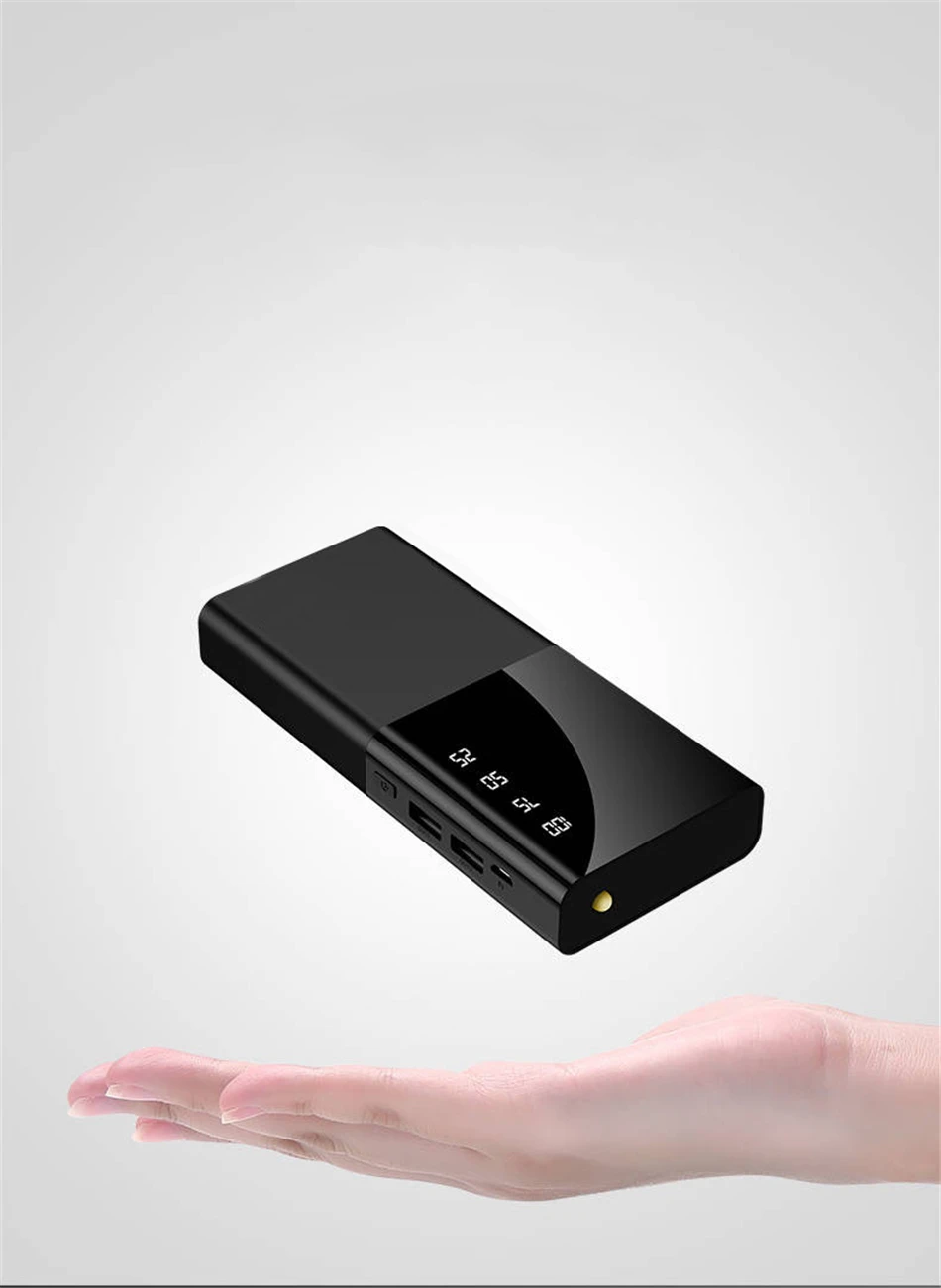 10000 мАч power Bank для iPhone Xs Max X XR 7 8 Plus Xiaomi Mi 9 зарядное устройство для мобильного телефона Poverbank внешний аккумулятор