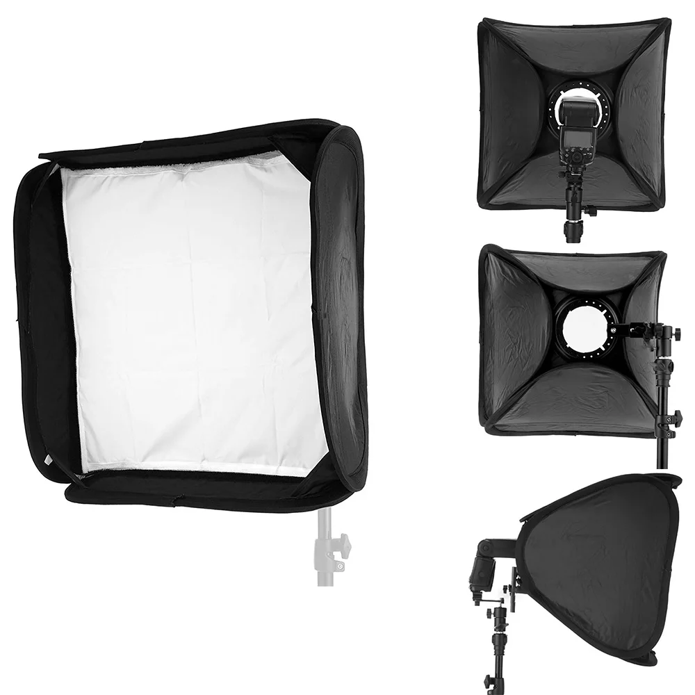 

Meking Softbox For Speedlite SpeedLight Flash 60cm E6060 Diffuser with L-Shape Adapter Photo Workshop Studio Lighting Modifier