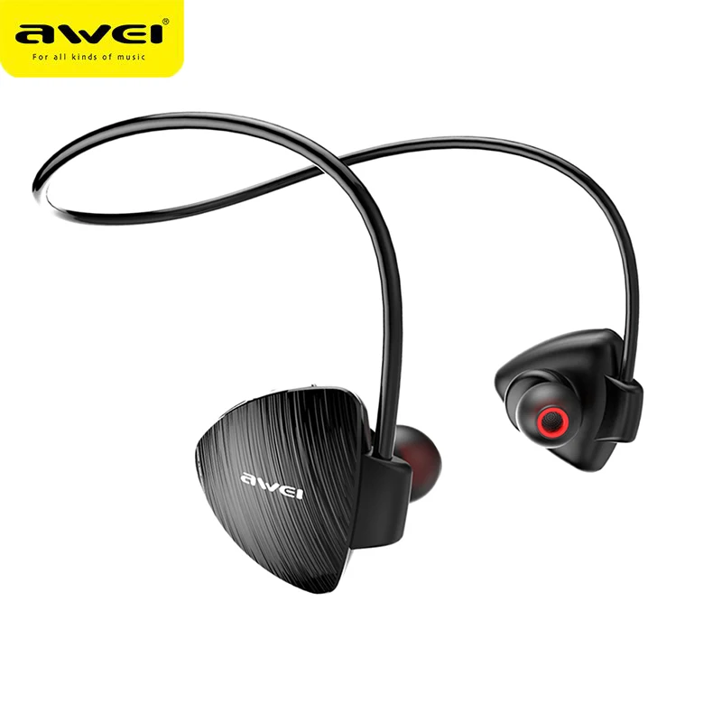 Спортивные стереонаушники AWEI A847BL с Bluetooth 4 2 водонепроницаемая гарнитура NFC шейным