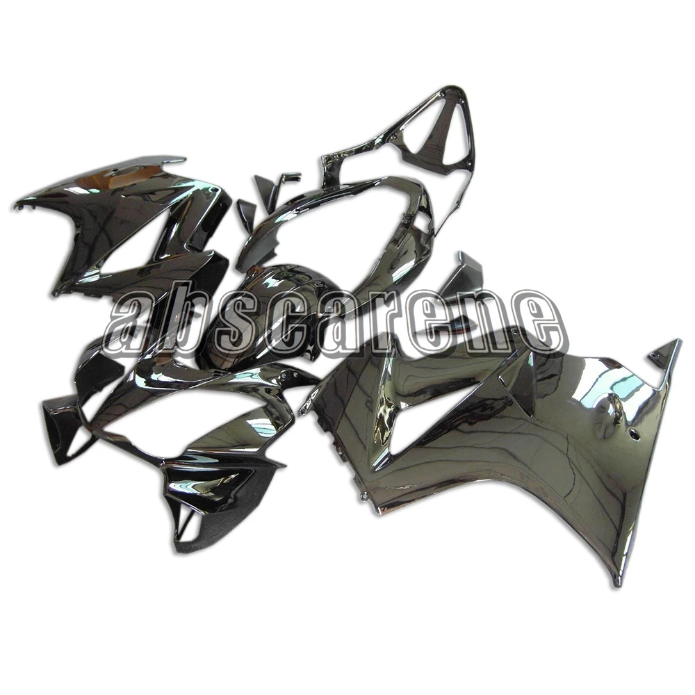 Полный мотоцикла Обтекатели для Honda VFR800 2002-2012 VFR800 02 03 04 05 06 07 08 09 10 11 12 ABS Пластик блеск для губ темно-серого цвета