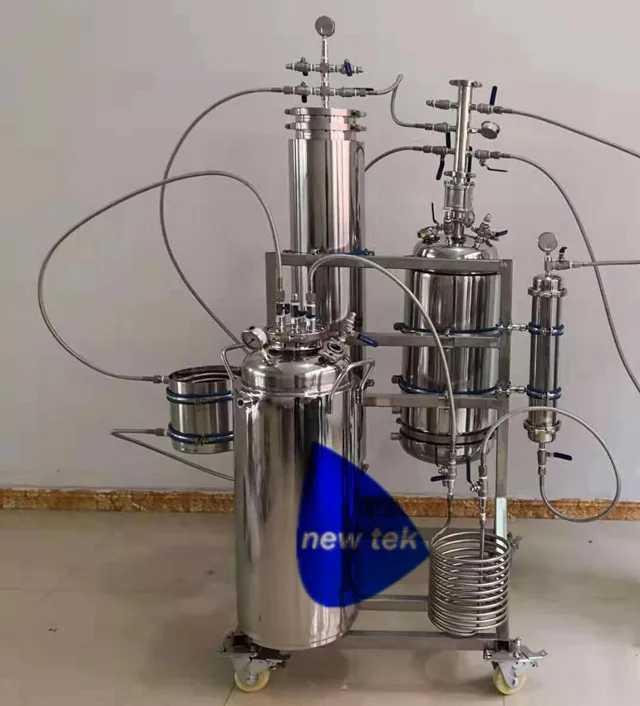 

15LB Rack Mounted Jacketed Passive Closed Loop Extractor w/ Chiller and Material Drier
