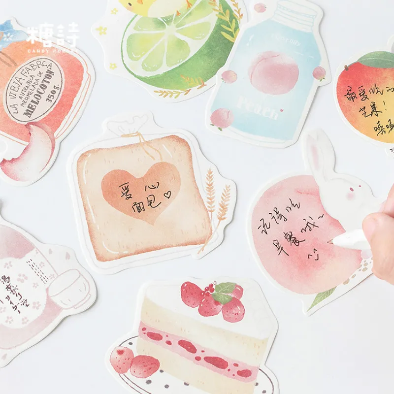 AngelHere Store 30 Pcs/set Drink Kawaii Stickers Dessert Girls for DIY Album Planner Book Diary Scrapbooking | Канцтовары для офиса