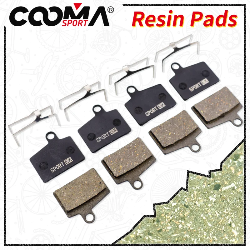 Bicycle Brake Pads Resin 4 Pairs For Hayes Dyno Stroker Ryde Caliper Sport EX Class