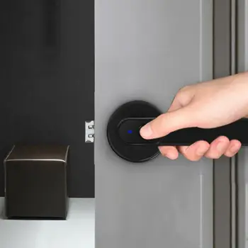 

Smart Fingerprint Lock for House Safety Highly Accurate Zinc Alloy Minimalistic Design Indoor Home Electric Fingerprint Lock