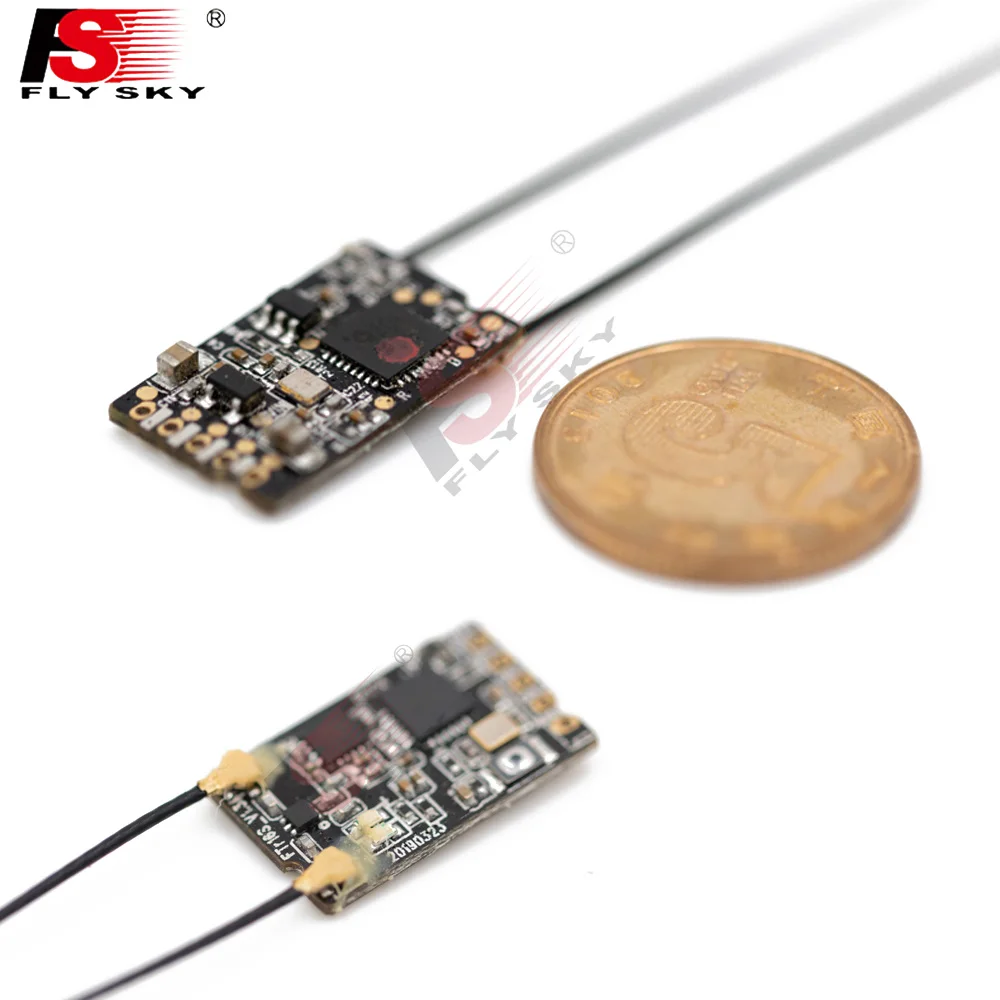 1 шт. Flysky FTr16S двухсторонняя двойная антенна PPM/IBUS PL18 стандартный мини-приемник для многоосевого радиоуправляемого дрона