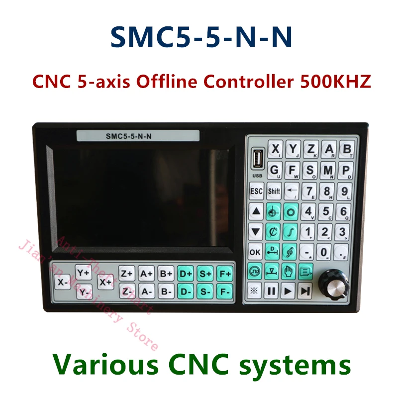 CNC 5-axis Offline Controller 500KHZ Motion 7 Inch Large Screen Replace Mach 3 USB for Engraving Milling Machine New | Инструменты