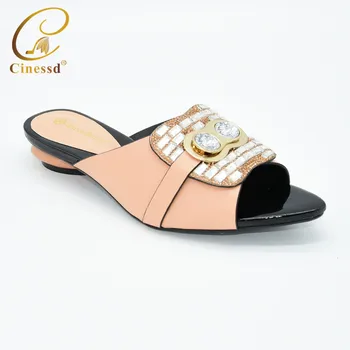 

New Arrival African Slippers Summer High Heels Sexy Pumps Elegant African Women Pumps African Women Wedding Shoes Nigerian Shoes