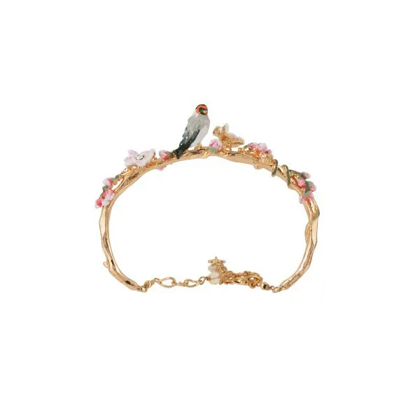 

Exquisite Enamel Tweet Bird Bracelets High-End Enamel French Romantic INS Europe And America Jewelry