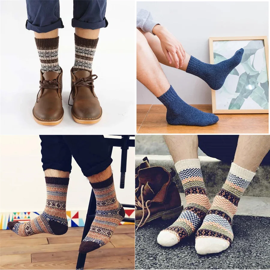 wool socks men new
