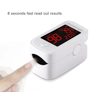 

New Digital Fingertip Pulse Oximeter LED Display Blood Oxygen Level SpO2 Finger Oximeter Sensor Saturation Fingertip Monitor