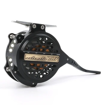 

Aluminum Alloy Fly Fishing Reel Rubber 2+1 Bearing Fast speed Micro-hole Tool