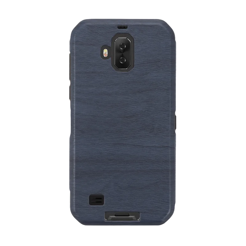 Мягкий силиконовый чехол для BlackView BV9600 Pro с текстурой под дерево | Мобильные