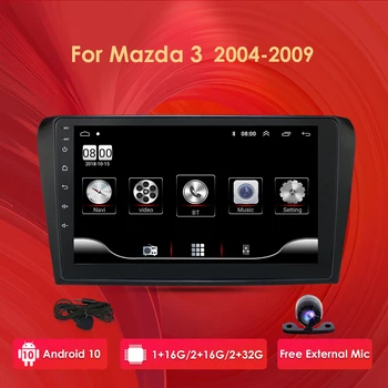 

Android 10 2G 32G Car Radio For Mazda 3 2004-2009 Wifi Auto Stereo car dvd gps Navigation stereo Multimedia Player Mic Canbus