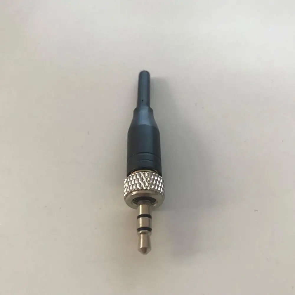 DIY 20 шт./лот черный 3,5 мм 1/" стерео винт аудио замок разъем для Sennheiser sony микрофон запасной штекер адаптера