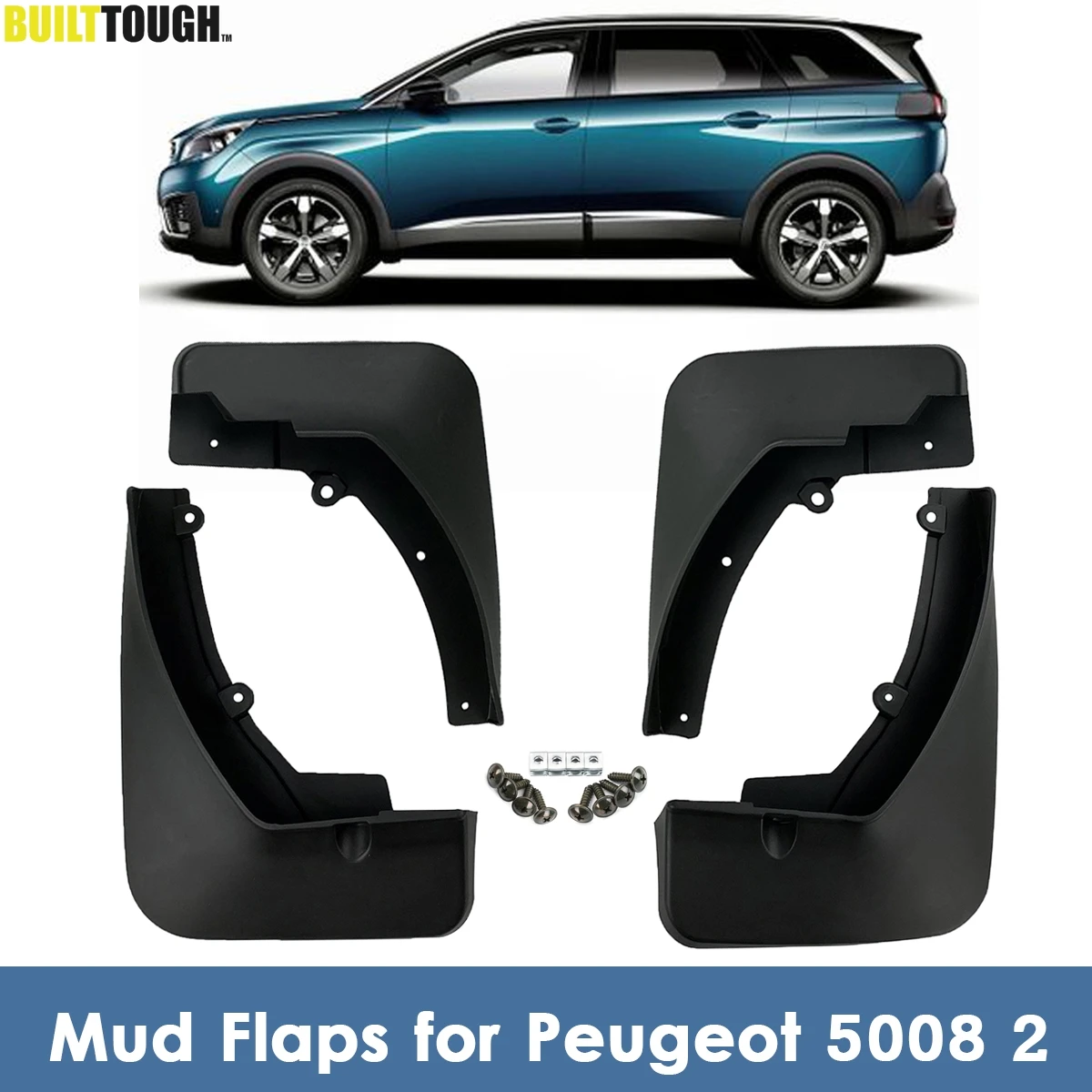 Deflettori Aria Per Peugeot 5008 2010-2017 Set 4 Antiturbo - Foto 7