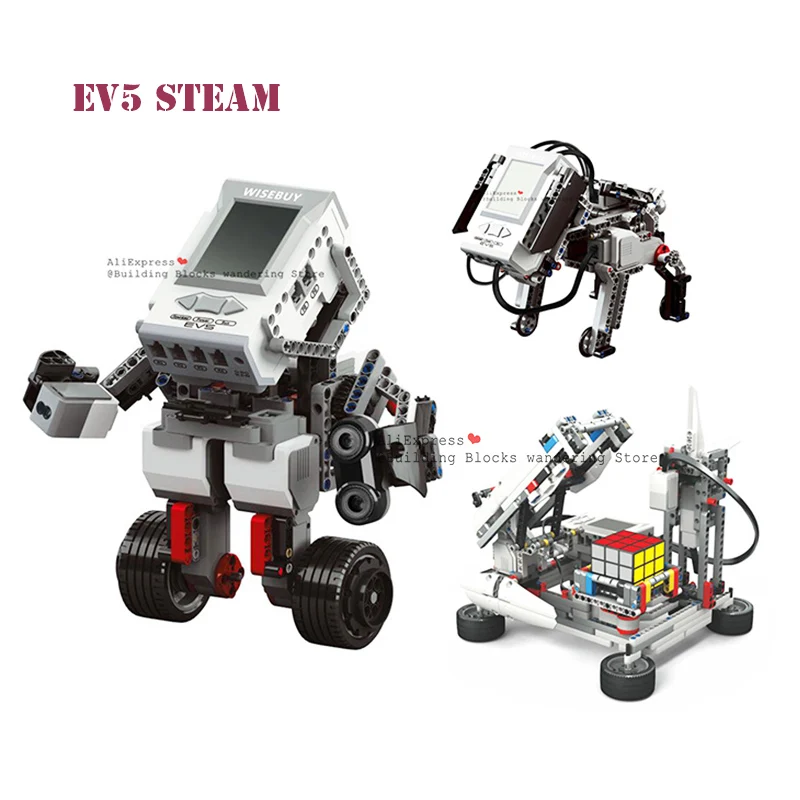 

Technic Programming Series The Ev3 Robots Model Building Blocks Education Set Steam Compatible For Ev5 45544 Robotics Diy Toys