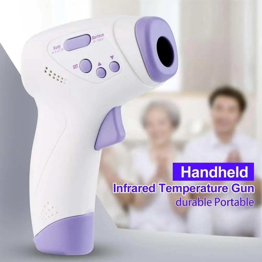 

Handheld non-contact ir infrared Forehead digital thermometer lcd laser pyrometer surface temperature meter imager of backlight