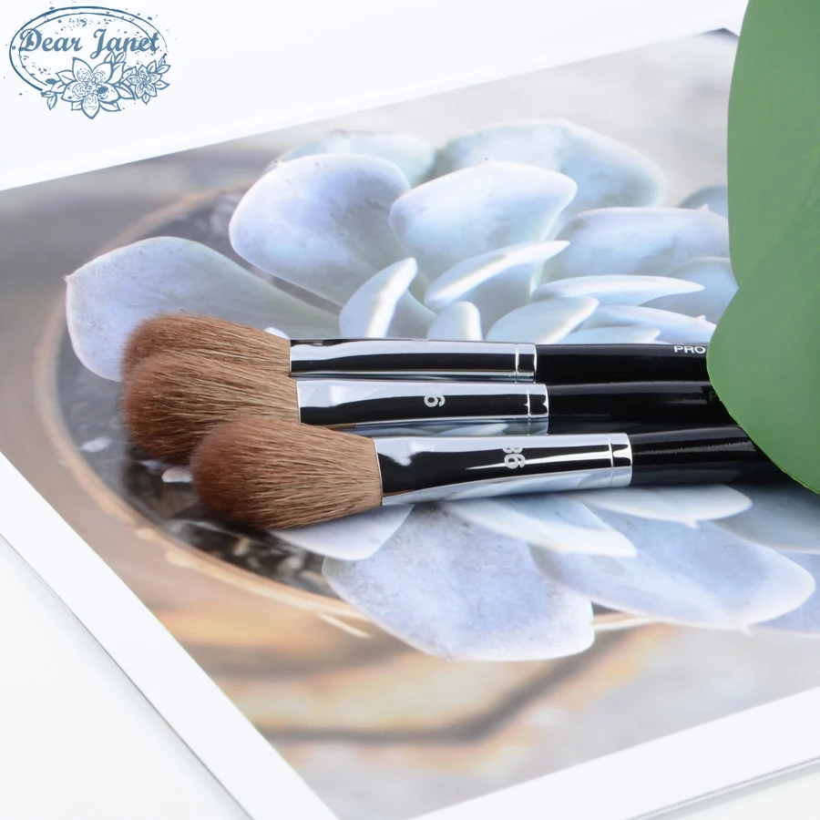 S#98 Хайлайтер для макияжа Кисти Pro highlight Make up кисти порошок Контурные тени для век Косметические Инструменты козья шерсть деревянная ручка