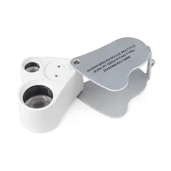 

1pcs high power lamp jewelry antique identification magnifying glass