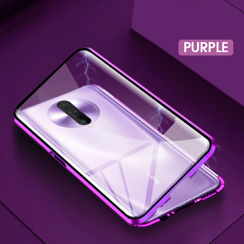 Двухсторонний Магнитный защитный 360 чехол на Redmi K30 K 30 Pro чехол для ксиоми редми k30 pro k 30 защита из закаленного стекла чехол на Xiaomi Redmi K30 Pro K30 прозрачный чехол