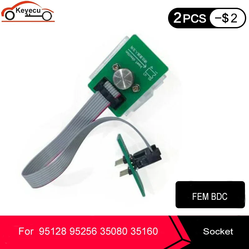 KEYECU FEM BDC SOIC8 IC программирующая розетка для 95128 95256 35080 35160 | Автомобили и мотоциклы