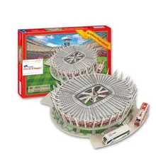 Estadio Narodowy польский стадион Футбол 3D Бумага DIY головоломки 3411 модель Обучающие комплекты игрушек дети мальчик подарок игрушка