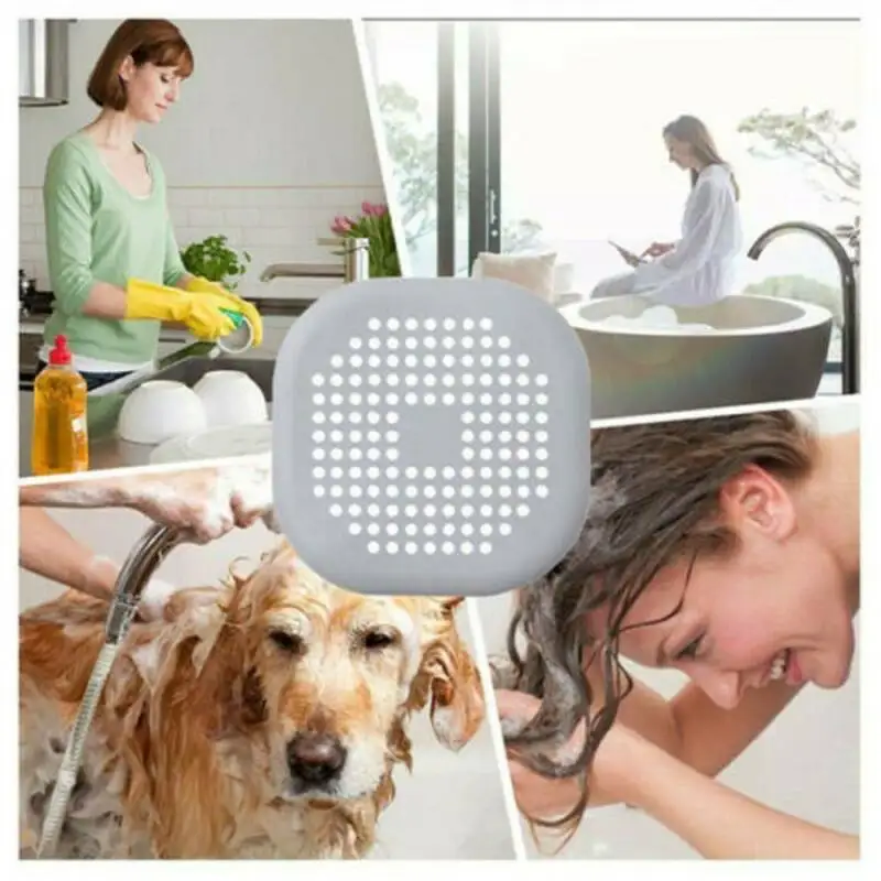 Силиконовый Фильтр для раковины ситечко слива воды фильтр ванной кухни домашний