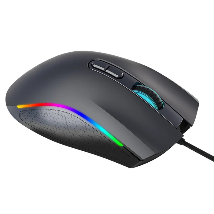 Dpi 7 ключ макро проводная мышь 6 регулируемое Программирование RGB светильник офисные ПК игры мыши ND998