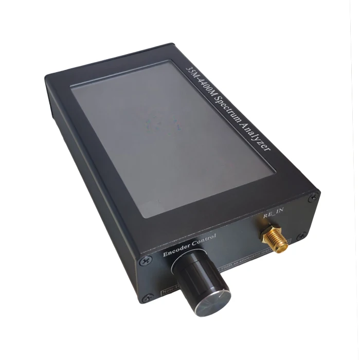35M-4.4GHz 스윕 간단한 스펙트럼 분석기 신호 발생기, 추적 소스 + 4.3 인치 LCD + 금속 케이스 포함, 무료 배송