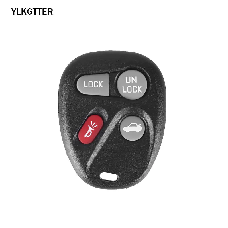 YLKGTTER 4 кнопки дистанционного ключа автомобиля для Chevrolet Astro Blazer S10 Silverado Suburban Tahoe GMC Jimmy Safari Sierra Sonoma Yukon - Цвет: Black