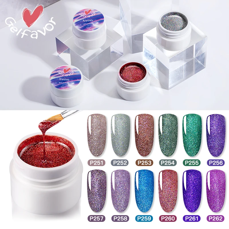 

1pc 5ml Glitter Nail Polish Gel Nail Varnish Hybrid Rainbow Vernis Semi Permanant Nails Art Manicure for Nails Gel Polish TSLM1