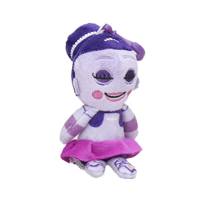 Ballora 14 см Five Nights At Freddy's 4 плюшевая подвеска FNAF Foxy Chica Bonnie Золотой Фредди кошмар Фредди медведь брелок игрушки - Цвет: Ballora