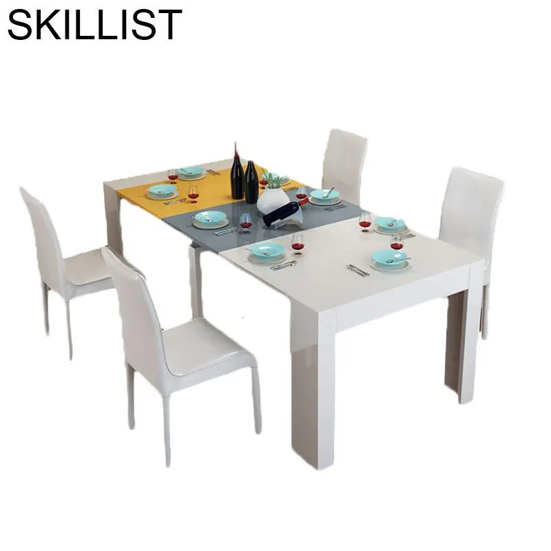 Современный Tavolo Da Pranzo Tisch Meja Makan набор Juego Comedores Mueble деревянный стол для обеденного