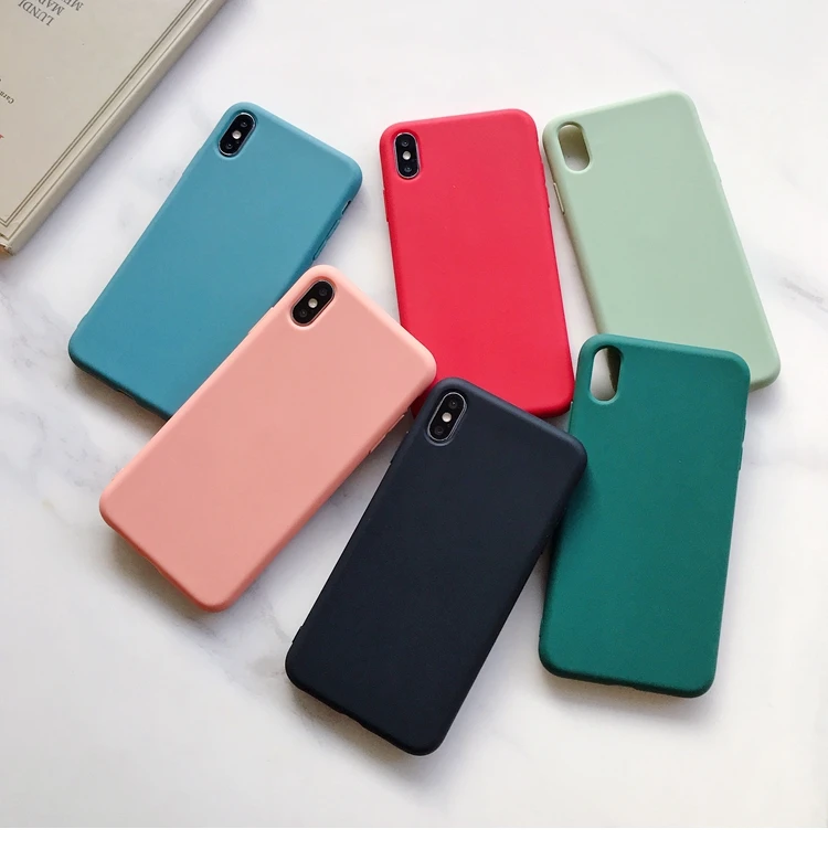 Роскошный силиконовый чехол для iPhone 7, 8 Plus, задняя крышка, мягкий ТПУ чехол для телефона, для iPhone X, XS, 11 Pro, Max, XR, 6, 6S Plus, чехол, Coque Etui