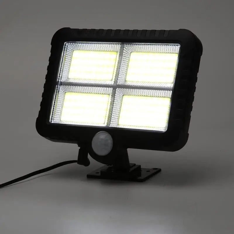 COB 128LED солнечный датчик движения настенный светильник водонепроницаемый садовый уличный светильник