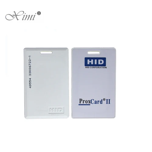 H-ID 카드 Prox 클램셸 1326 카드, RFID 재기록 가능 근접, 두꺼운 재기록 가능, 액세스 제어 RFID 카드, 26 비트, 37 비트, 125kHz 2