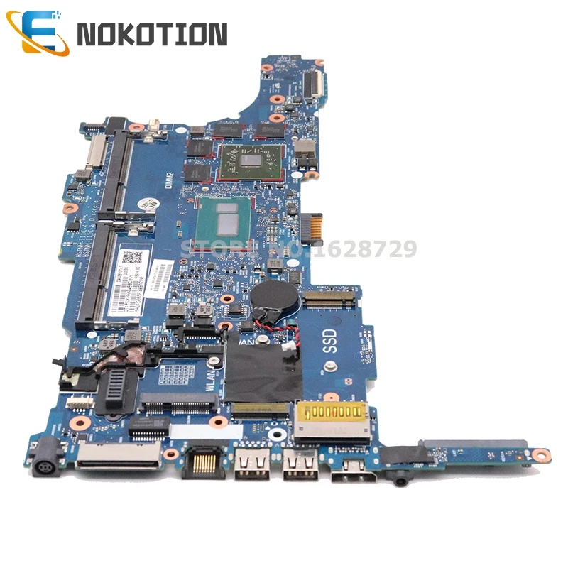 NOKOTION 730804-001 730804-501 730804-601 для hp Elitebook 840 G1 Материнская плата ноутбука SR1ED I5-4300U процессор HD 8750M графика