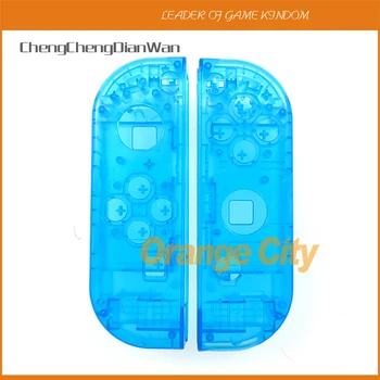 

Clear Housing Shell Case for Nintendo joycon front back middle joycon shell cover for ns switch joy-con controller Transparent