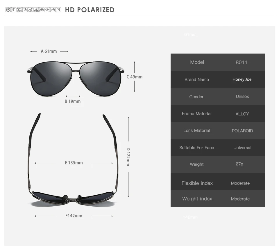 Поляризационные винтажные авиационные солнцезащитные очки для мужчин и женщин, классические очки пилота для вождения, рыбалки, солнцезащитные очки, сплав, металлическая оправа, зеркальные линзы, UV400