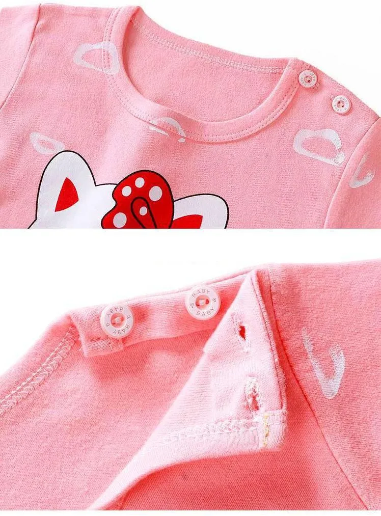 0-2 Years Old 2PCS Baby Clothes Autumn Toddler Girls Outfits Infant Boy Cartoon Pajamas Kids Leisure Wear Cotton Long Sleeve newborn baby clothing gift set