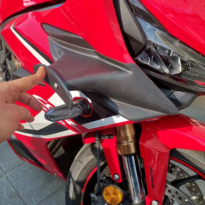 10305円 新作モデル For hon-da CBR650R 2019 2020 2021モーターサイクルサイドウィングプロテクターフィントリムカバーウィングレット用フェアリングウィングレット Motorcycle Fairing Winglet 色 : ブラック 10305円 新作モデル For hon-da CBR650R 2019 2020 2021モーターサイクルサイドウィングプロテクターフィントリムカバーウィングレット用フェアリングウィングレット Motorcycle Fairing Winglet 色 : ブラック